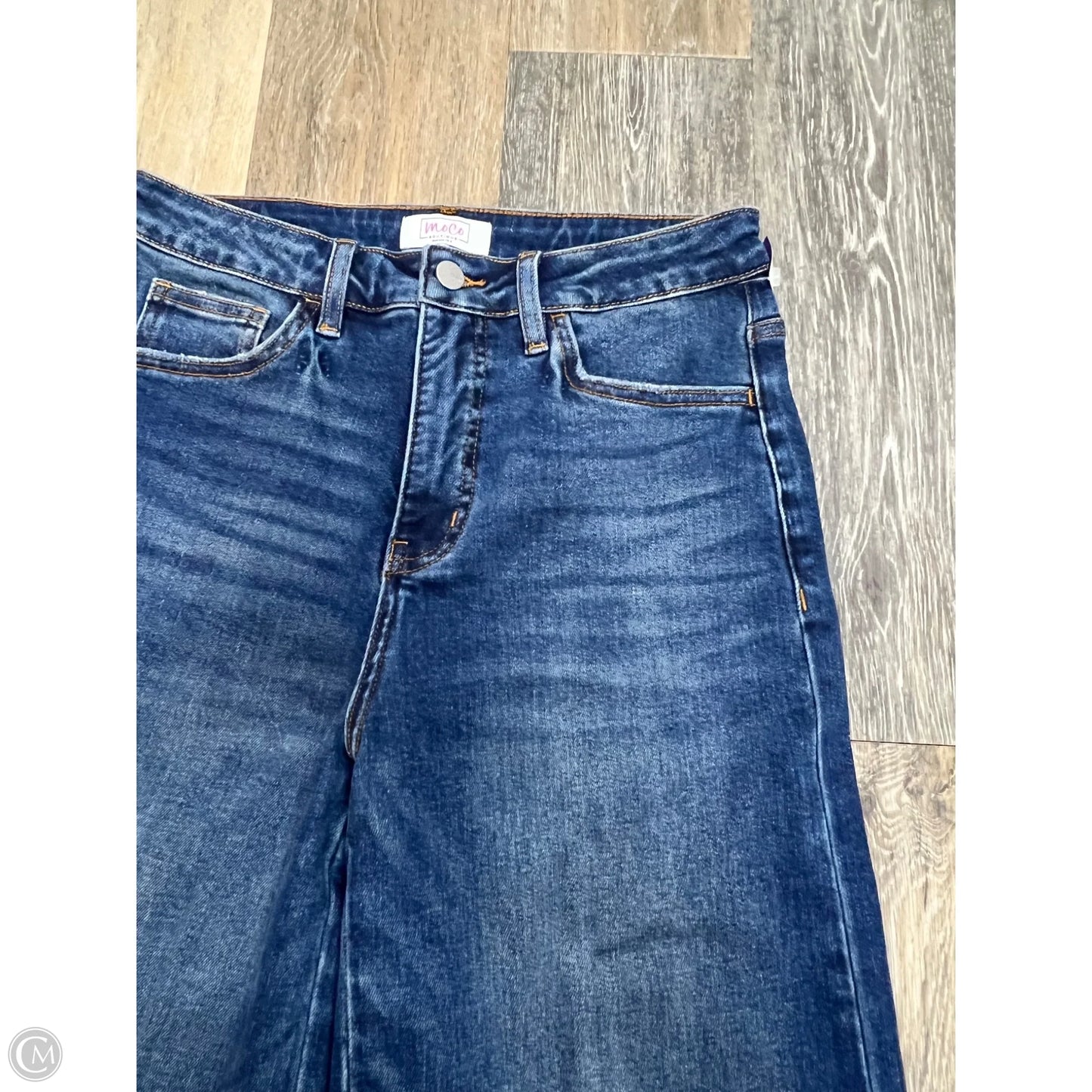 Jeans Wide Leg By MoCo Boutique In Blue Denim, Size: 6/28