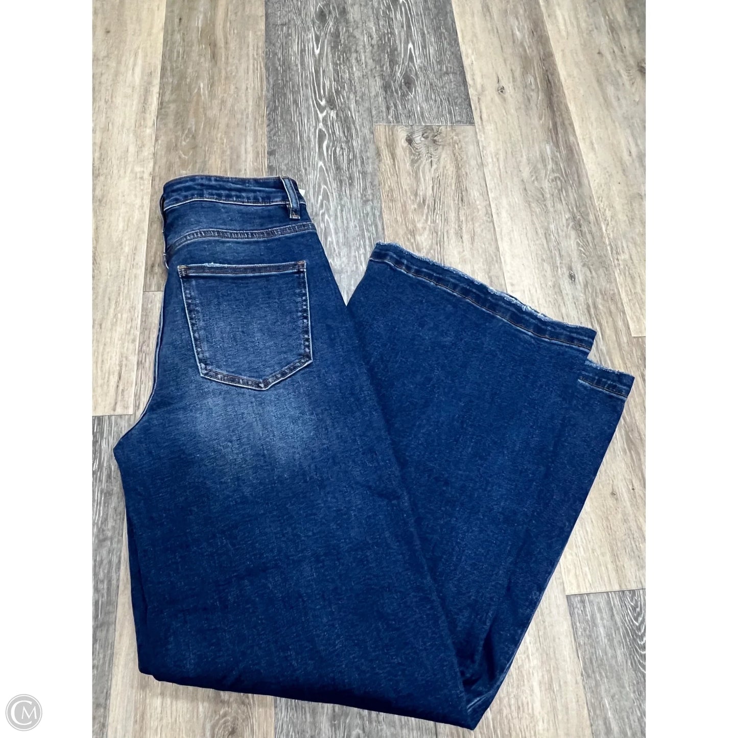 Jeans Wide Leg By MoCo Boutique In Blue Denim, Size: 6/28