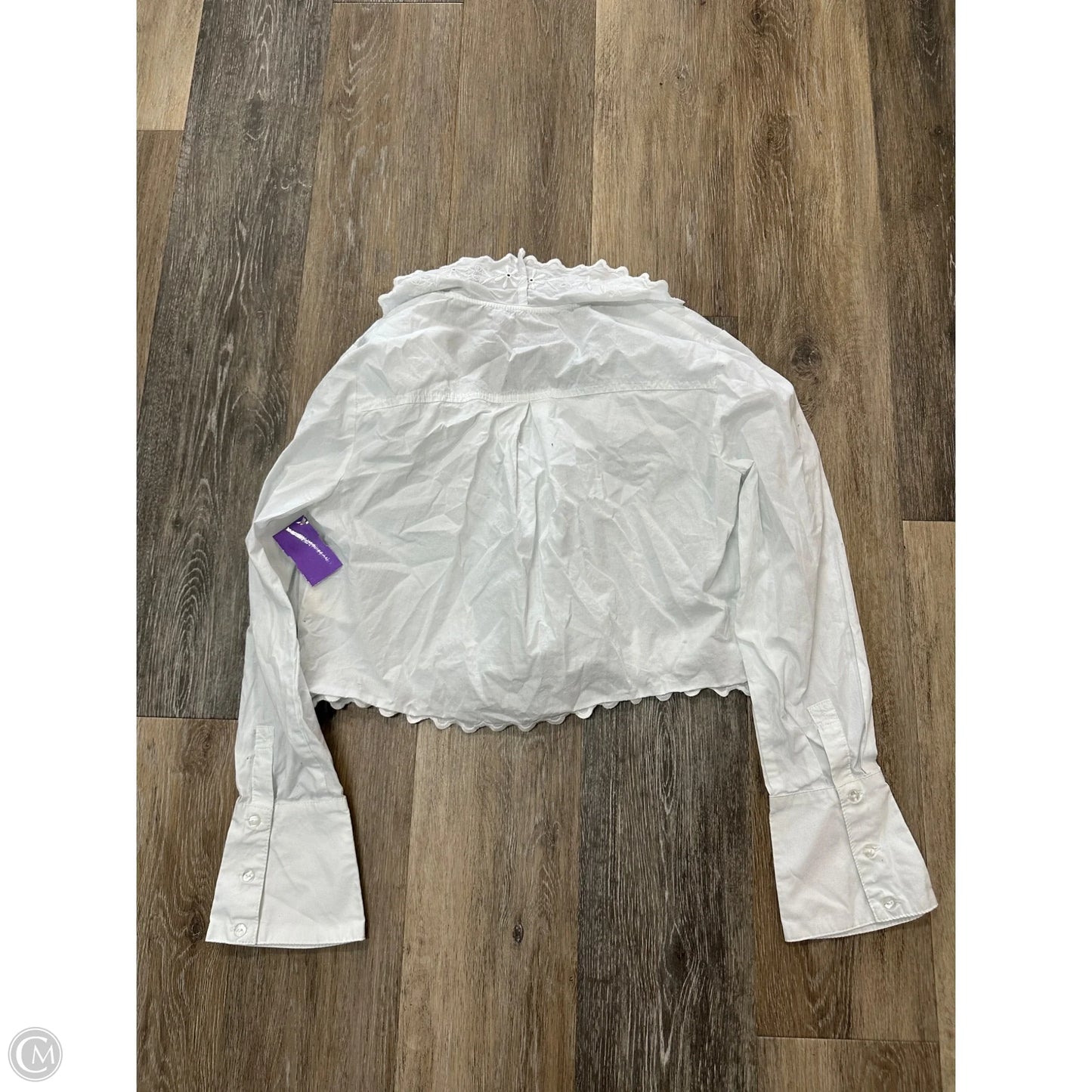 Blouse Long Sleeve By Free People In White, Size: Xs