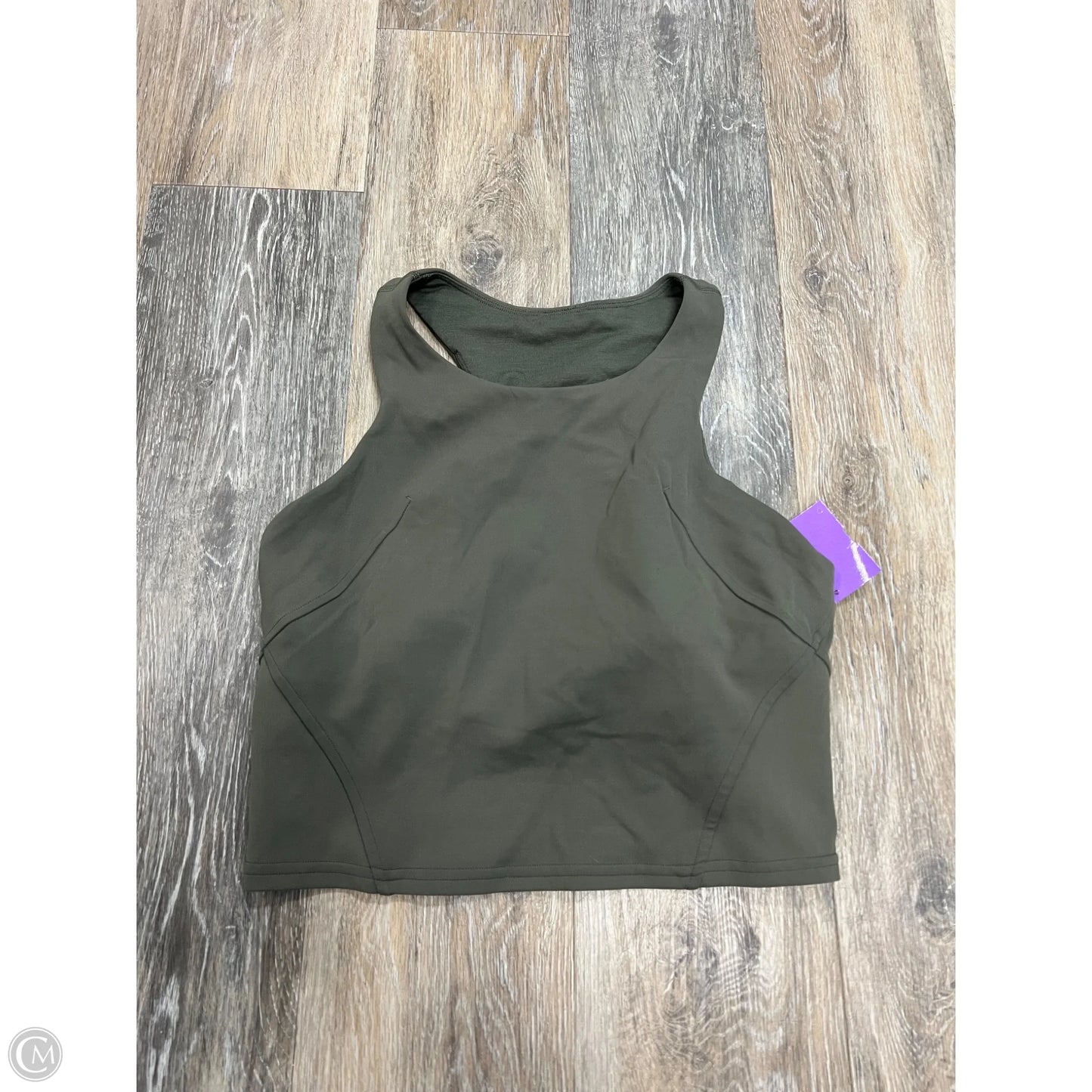 Athletic Tank Top By Lululemon In Green, Size: 8