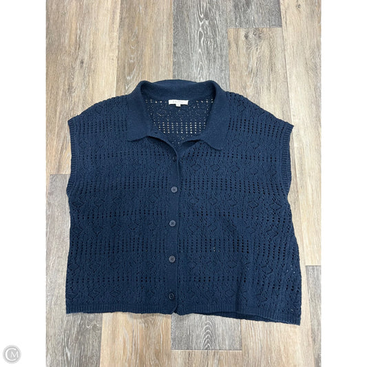 Sweater Short Sleeve By Z Supply In Blue, Size: Xl