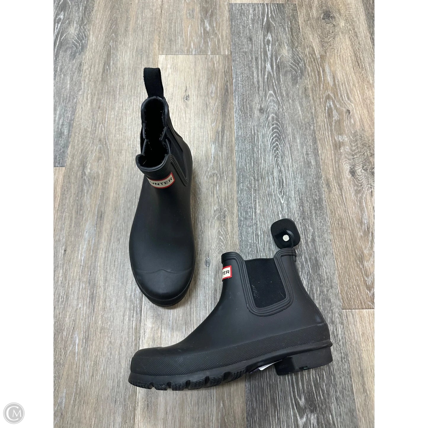 Boots Rain By Hunter In Black, Size: 9