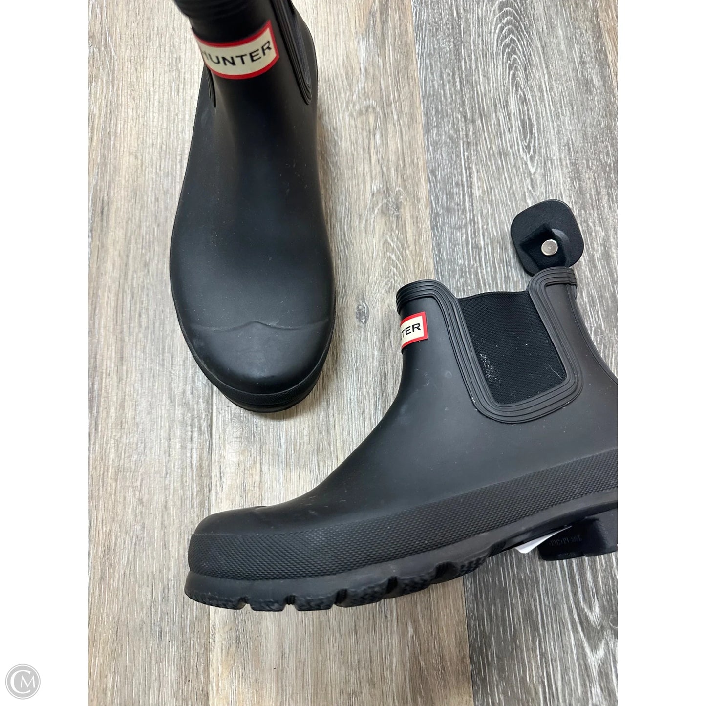 Boots Rain By Hunter In Black, Size: 9