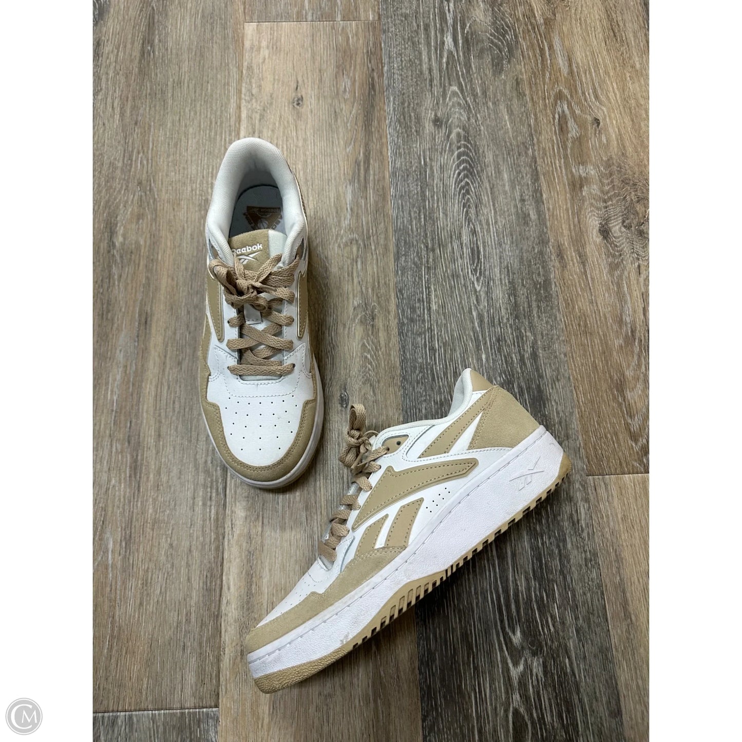 Shoes Sneakers By Reebok In Tan, Size: 9