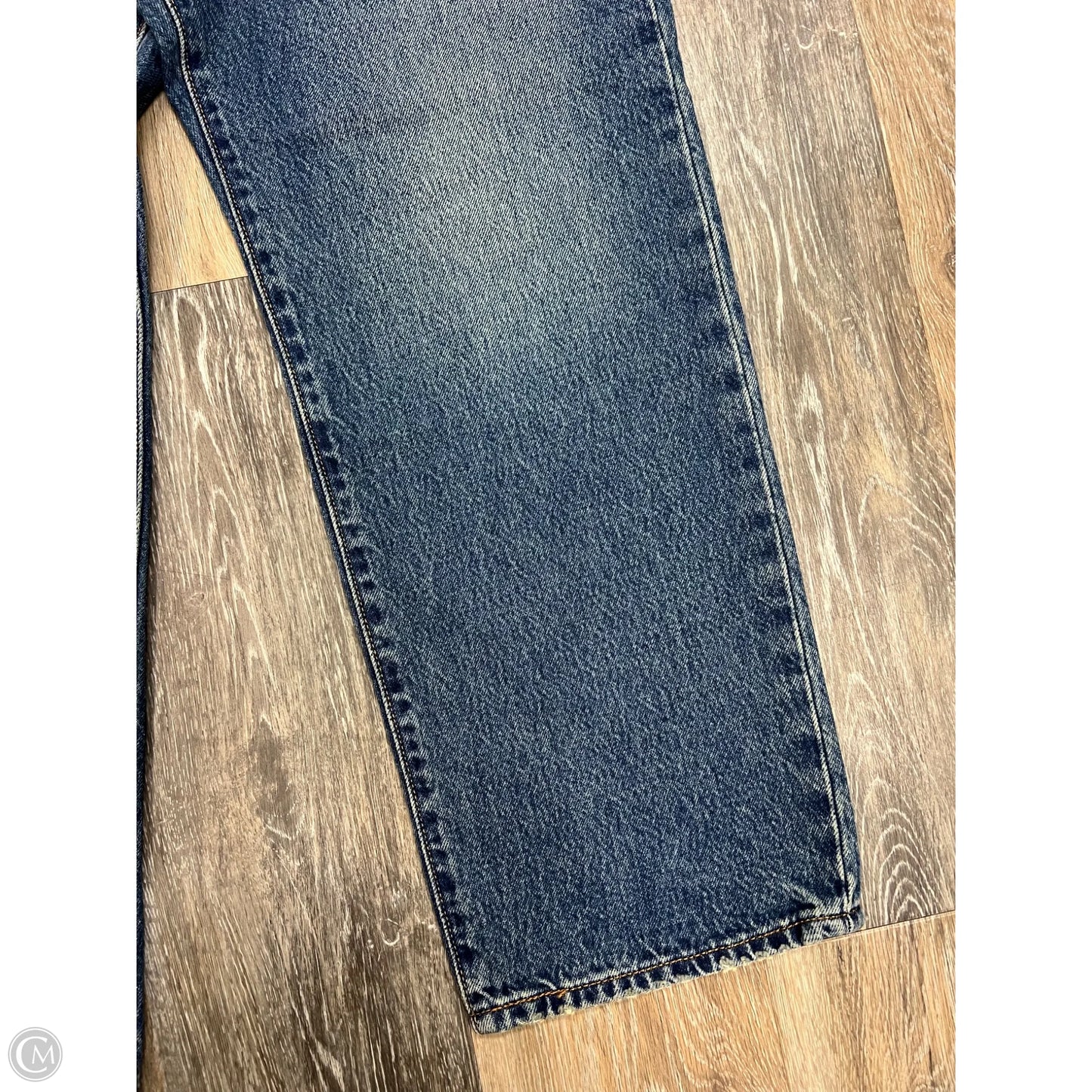 Jeans Straight By Levis In Blue Denim, Size: 6/28