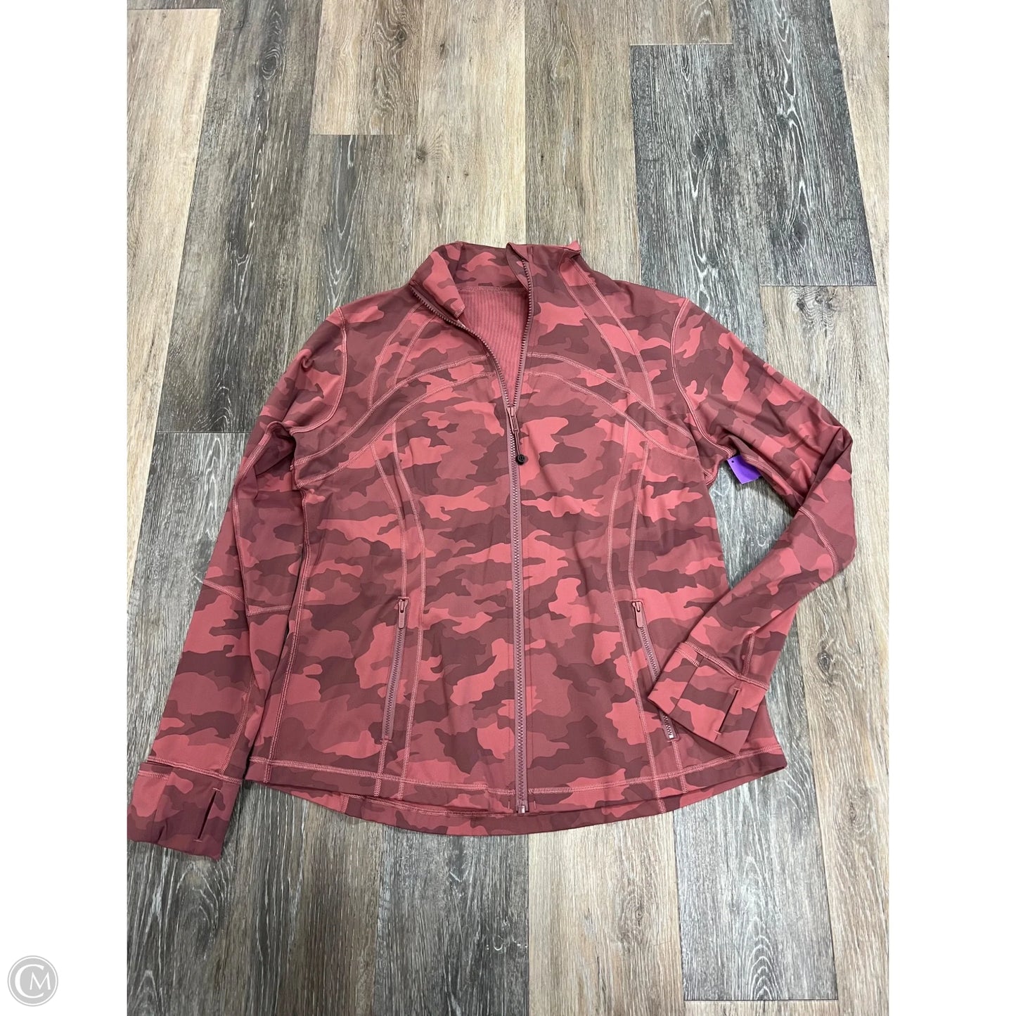 Athletic Jacket By Lululemon In Camouflage, Size: 18