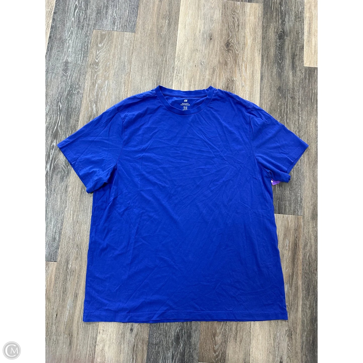 Top Short Sleeve By H&m In Blue, Size: Xxl