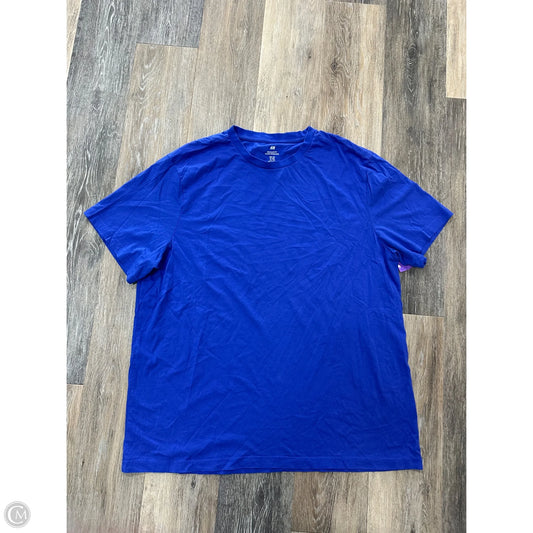 Top Short Sleeve By H&m In Blue, Size: Xxl