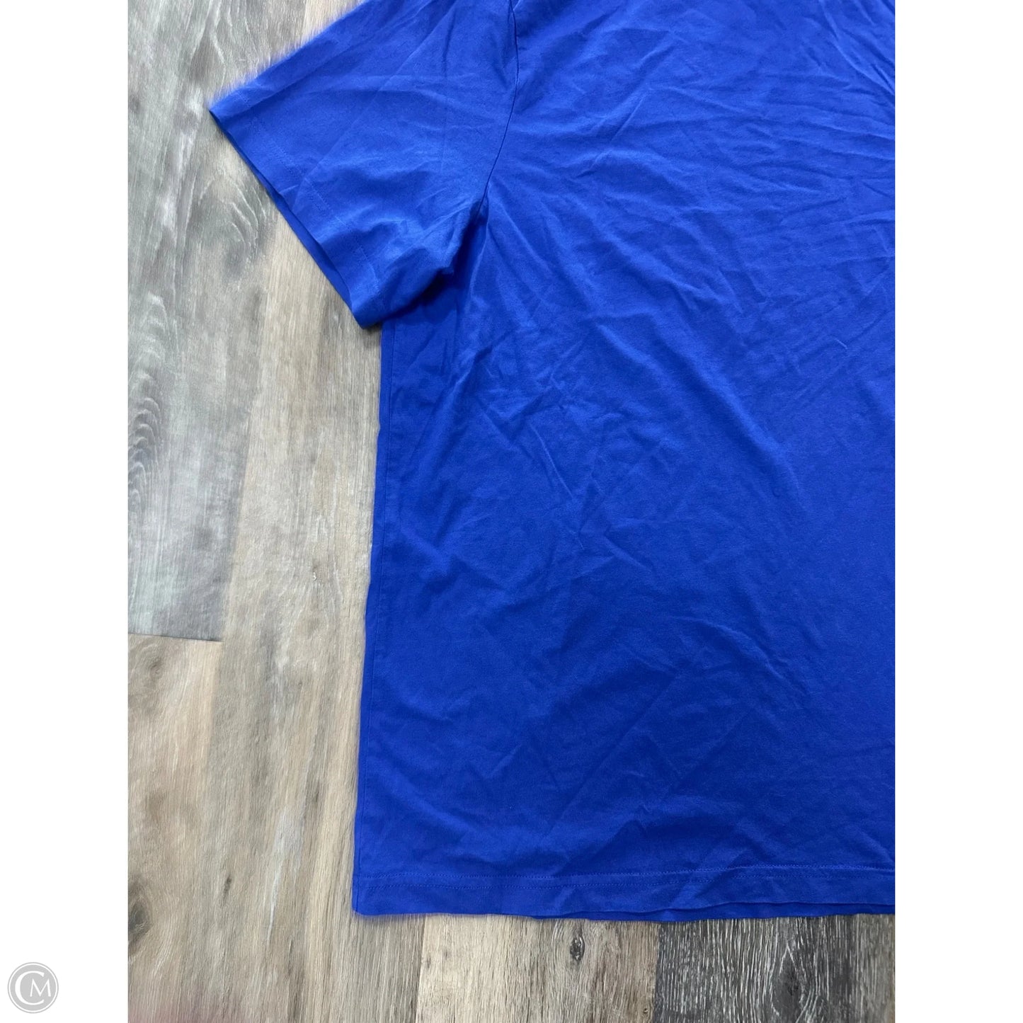 Top Short Sleeve By H&m In Blue, Size: Xxl