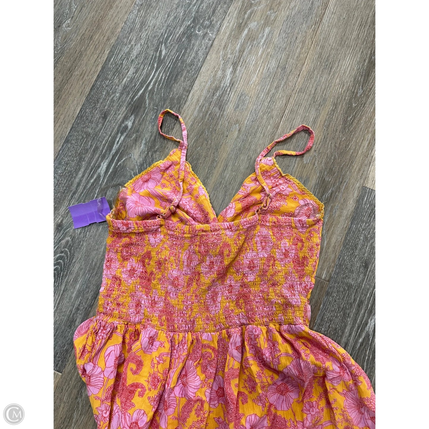 Dress Casual Maxi By Angie In Orange & Pink, Size: M