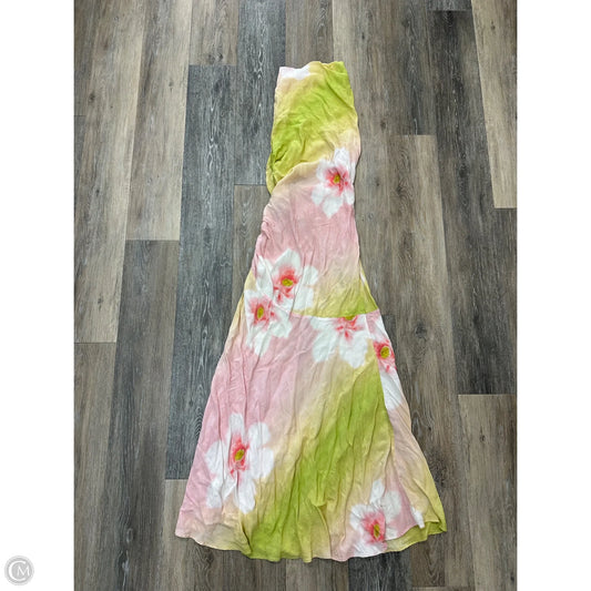 Dress Party Long By Zara In Floral Print, Size: S