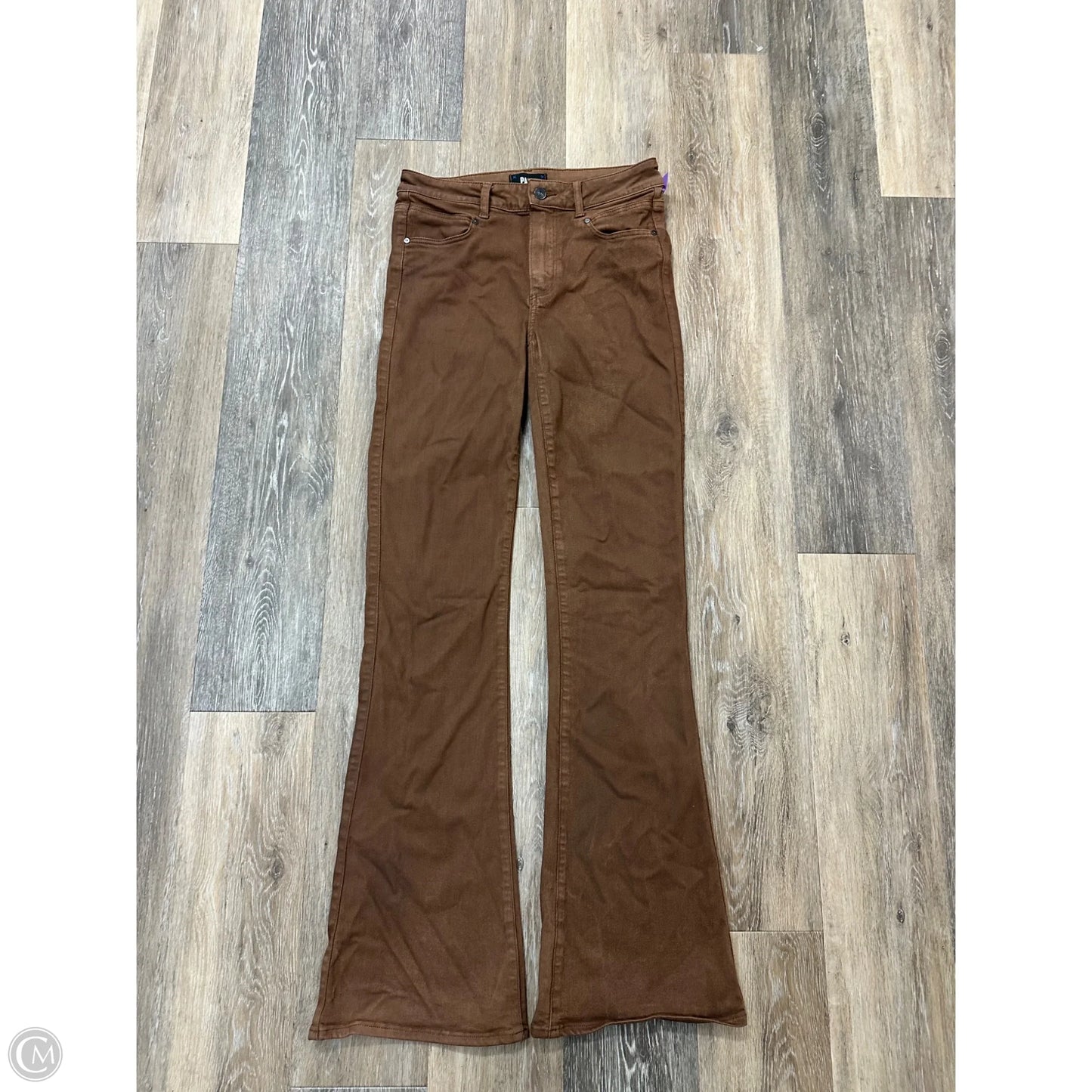 Jeans Boot Cut By Paige In Brown, Size: 4