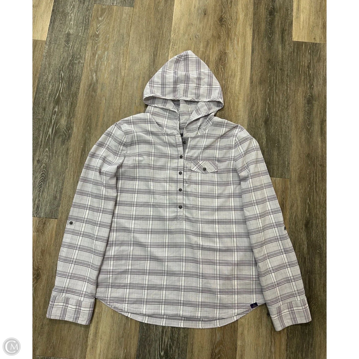 Blouse Long Sleeve By Prana In Purple, Size: Xl
