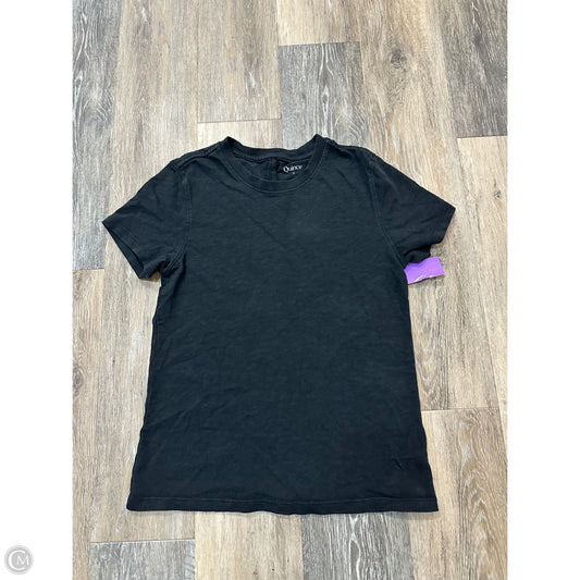 Top Short Sleeve By Quince In Black, Size: S
