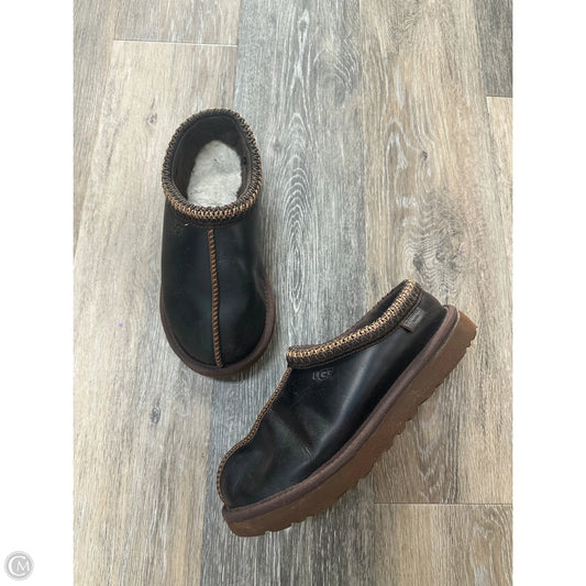 Slippers Designer By Ugg In Brown, Size: 7