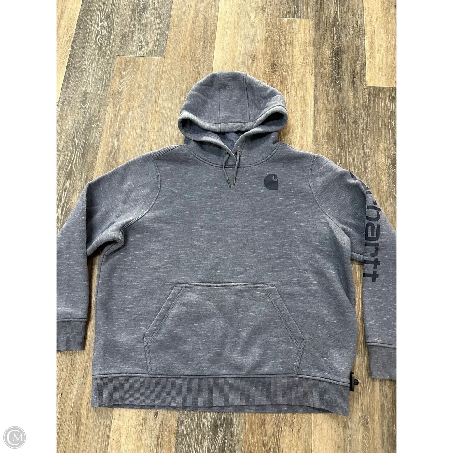 Athletic Sweatshirt Hoodie By Carhartt In Blue, Size: Xxl