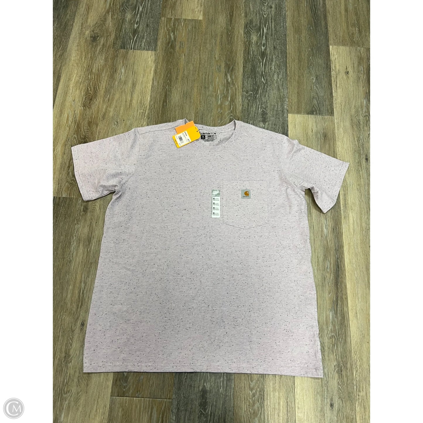Top Short Sleeve By Carhartt In Purple, Size: Xl