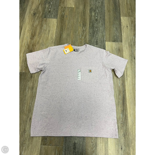 Top Short Sleeve By Carhartt In Purple, Size: Xl
