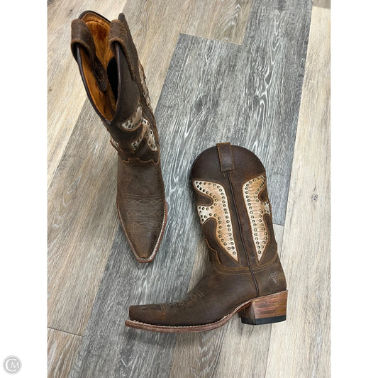 Boots Designer By Frye In Brown, Size: 6
