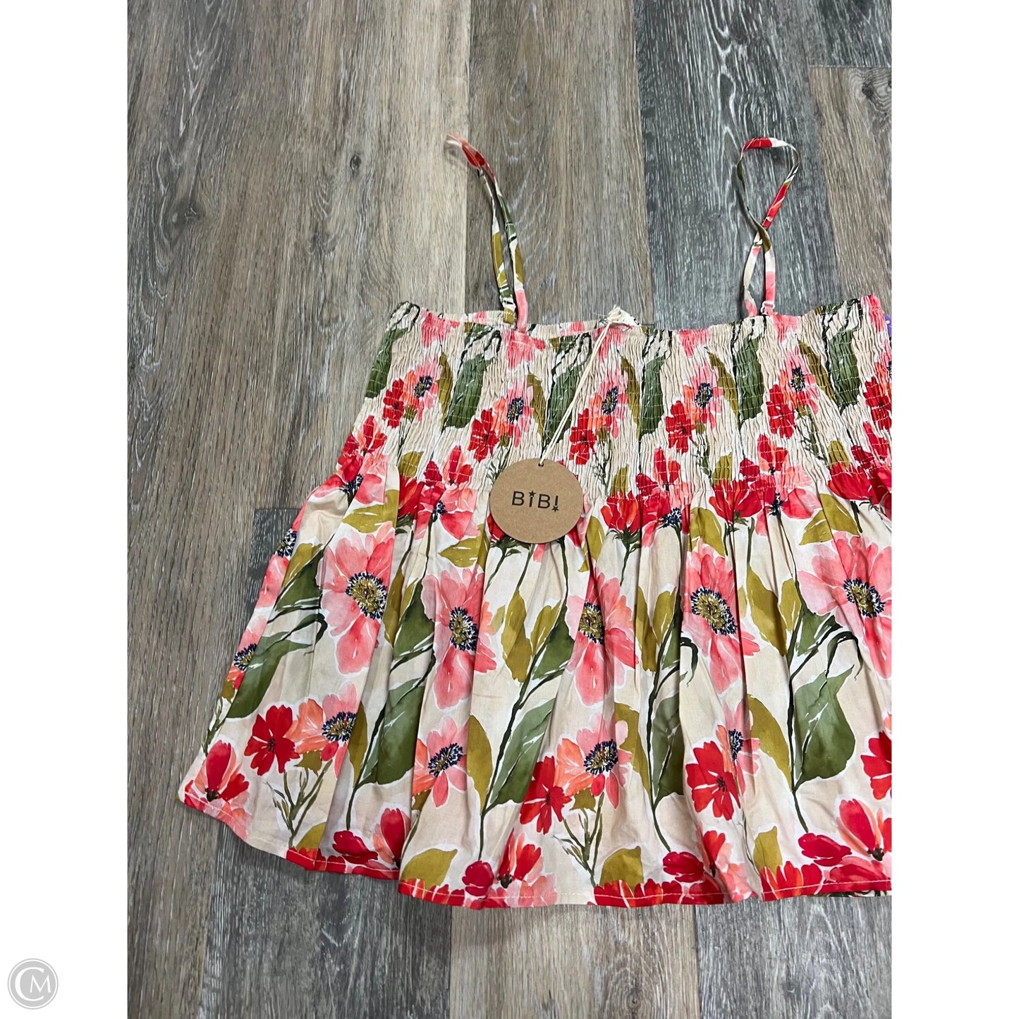 Tank Top By Bibi In Floral Print, Size: Xl