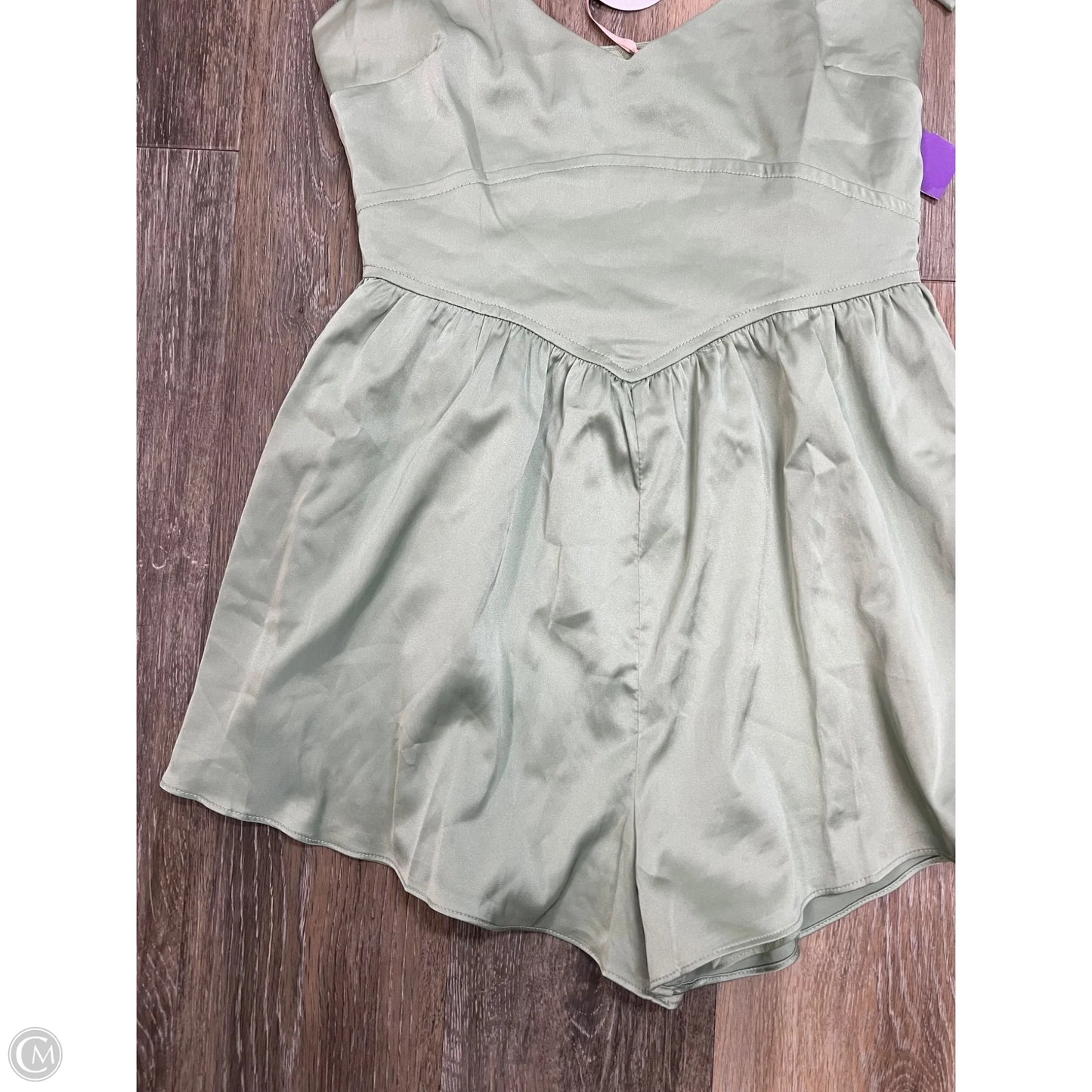 Romper By More to Come In Green, Size: S