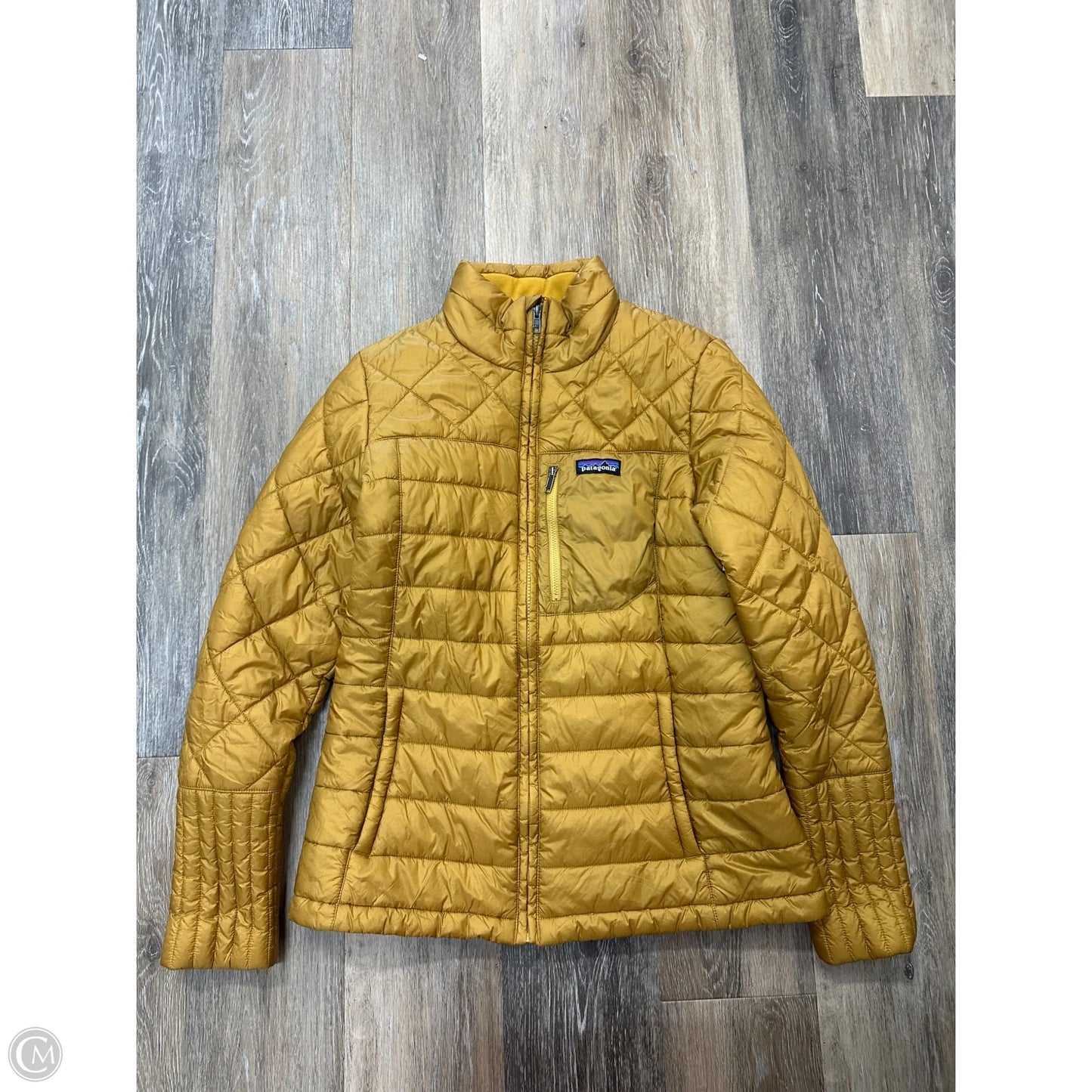 Coat Puffer & Quilted By Patagonia In Yellow, Size: M