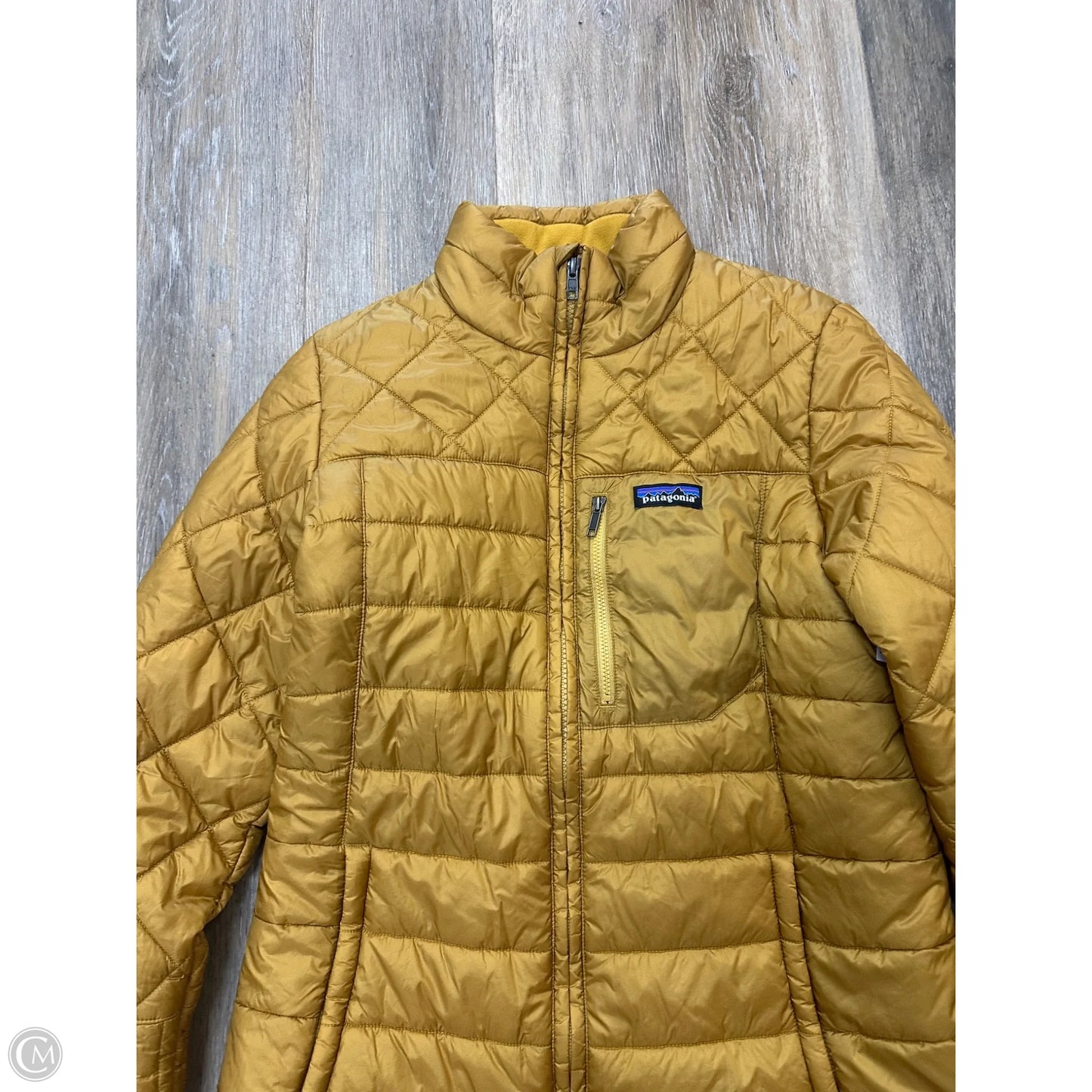 Coat Puffer & Quilted By Patagonia In Yellow, Size: M