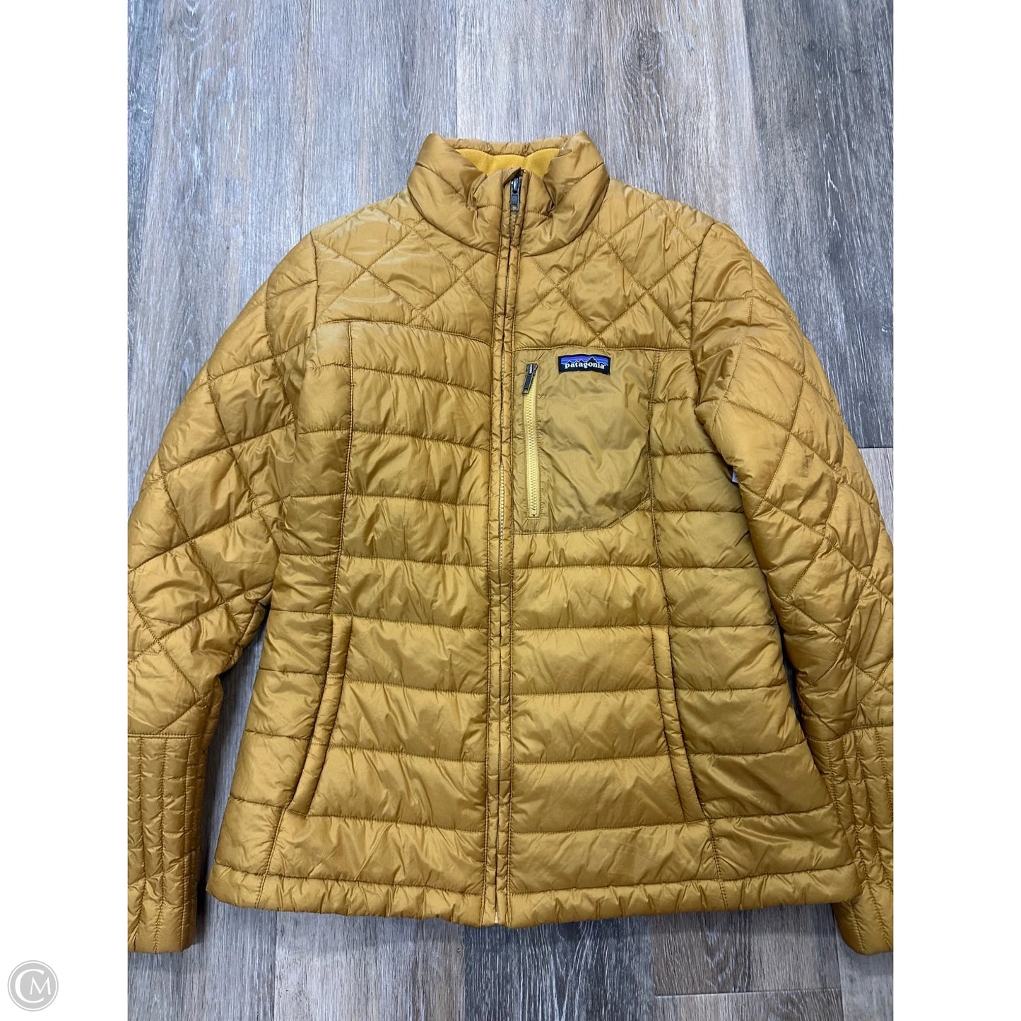 Coat Puffer & Quilted By Patagonia In Yellow, Size: M