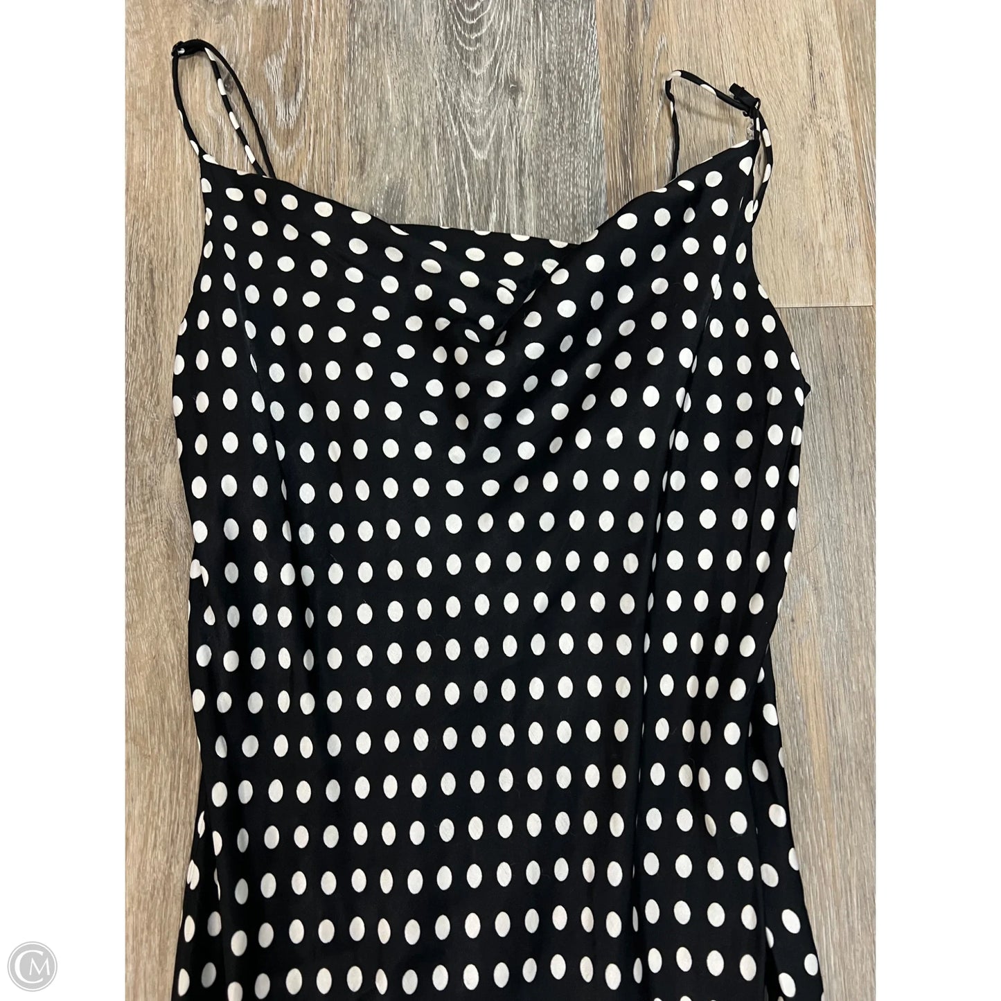 Dress Party Long By Zara In Polkadot Pattern, Size: S