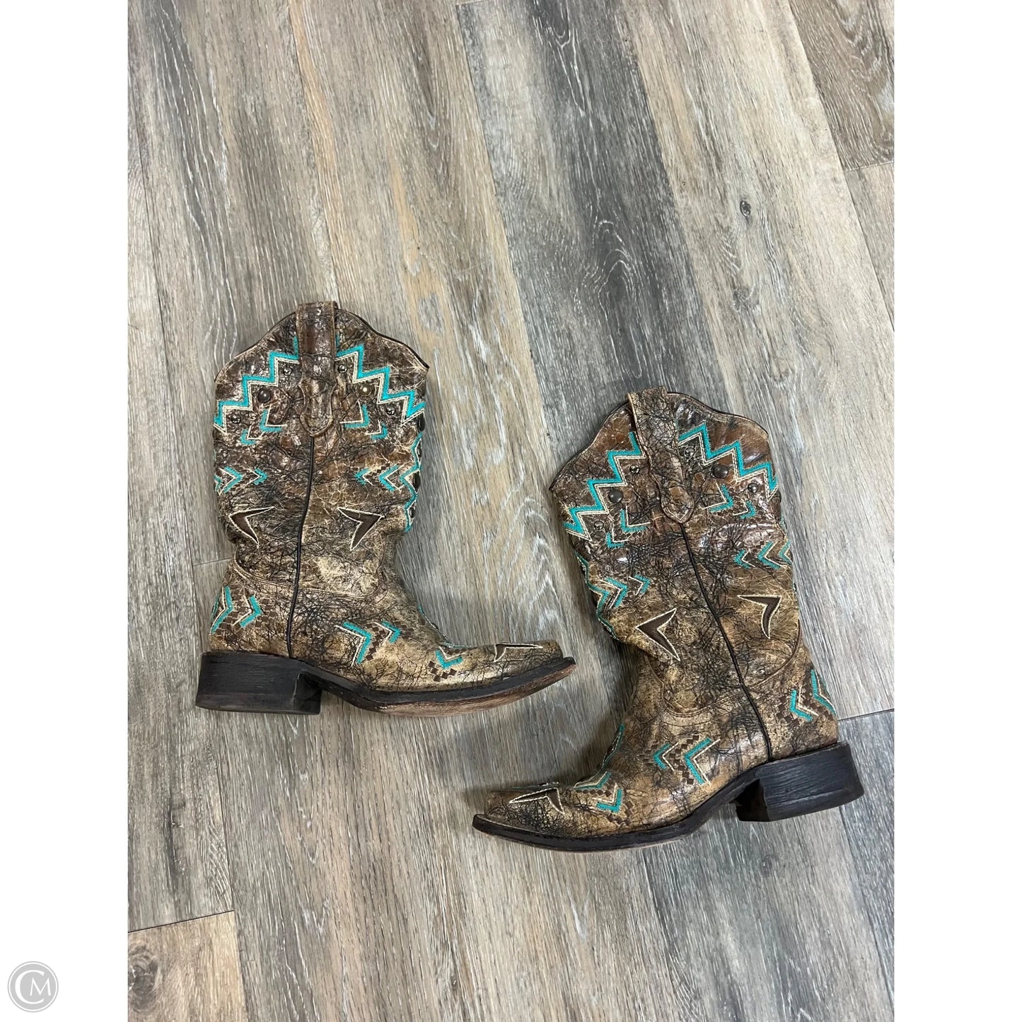 Boots Western By Corral In Brown, Size: 8