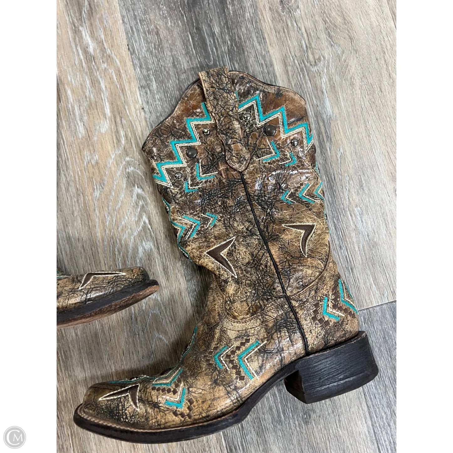 Boots Western By Corral In Brown, Size: 8