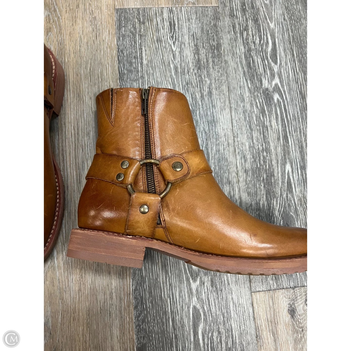 Boots Designer By Frye In Brown, Size: 9