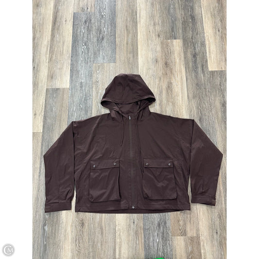 Athletic Jacket By Recreations In Brown, Size: L