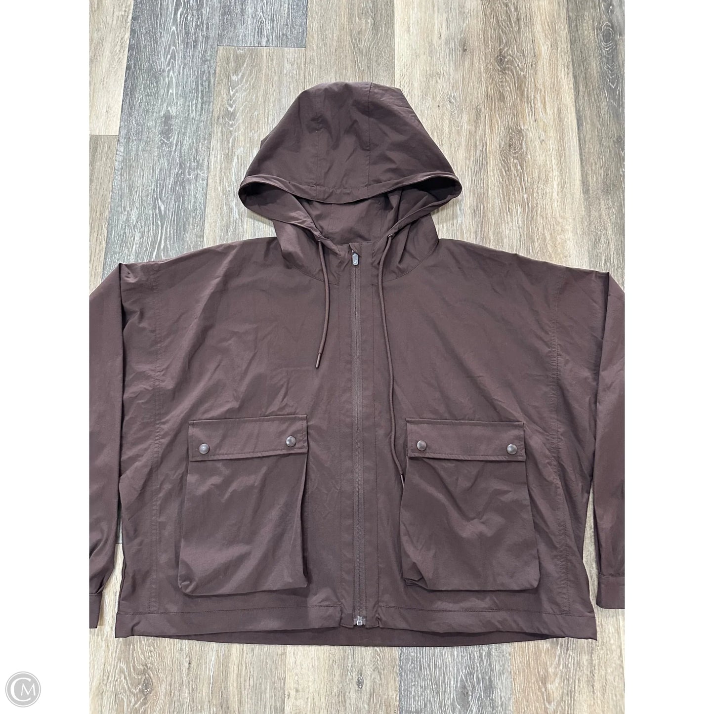 Athletic Jacket By Recreations In Brown, Size: L