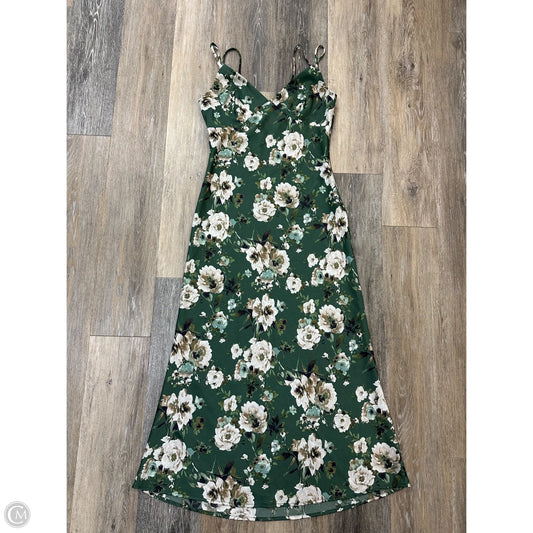 Dress Party Long By Blu Pepper In Green, Size: S