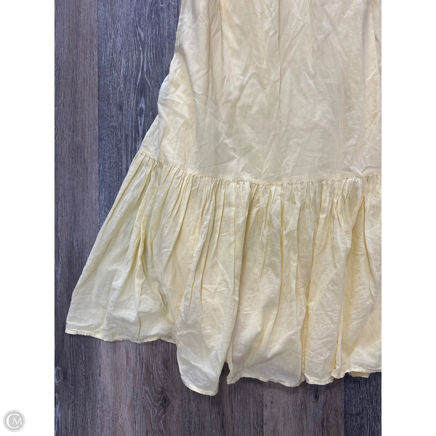 Dress Casual Maxi By Abercrombie And Fitch In Yellow, Size: L Tall