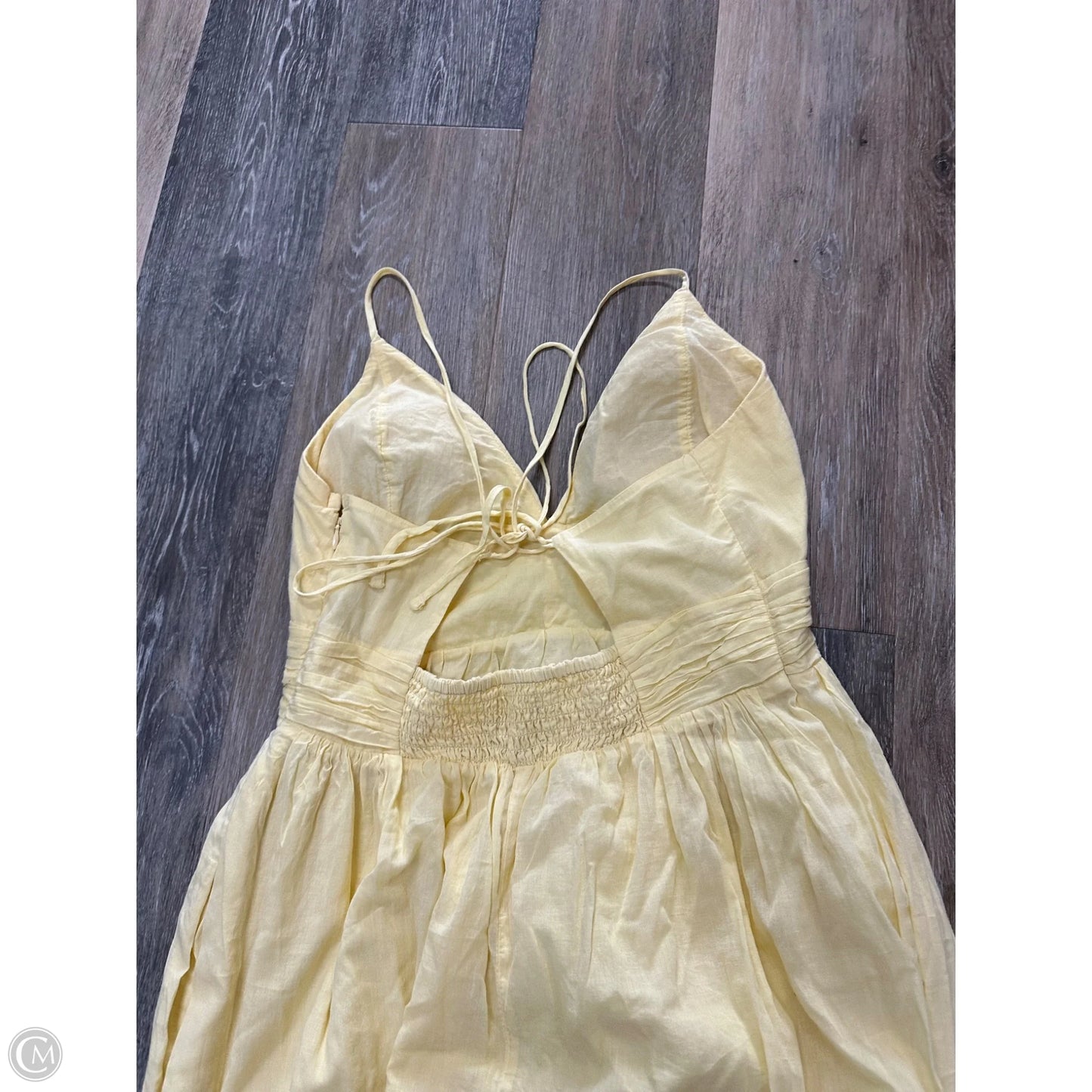 Dress Casual Maxi By Abercrombie And Fitch In Yellow, Size: L Tall