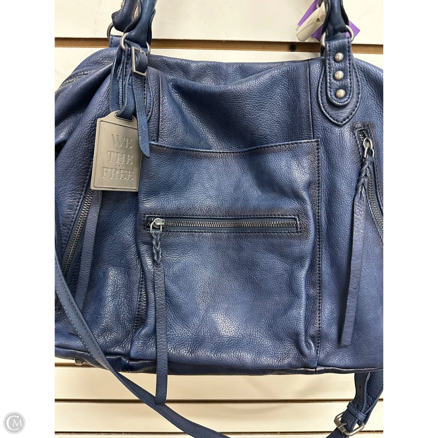 Tote Leather By Free People, Size: Large