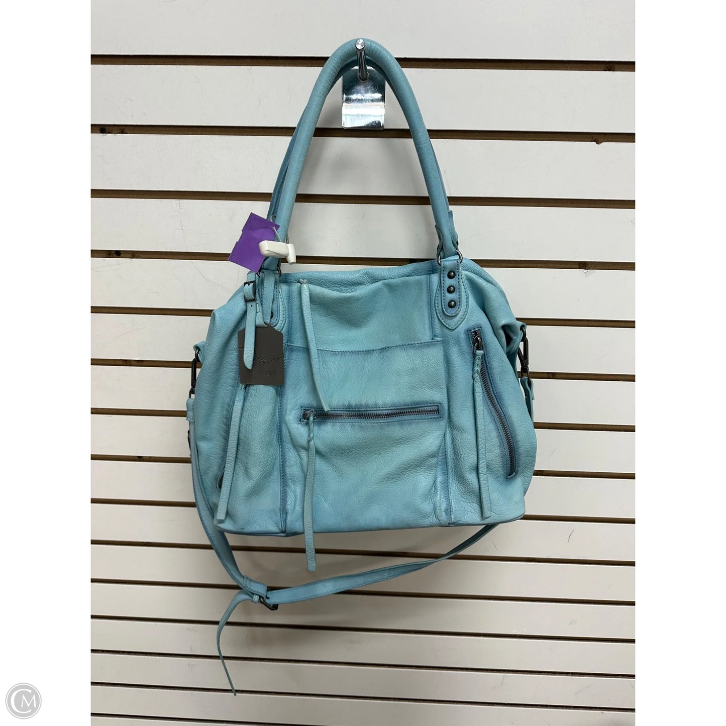 Tote Leather By Free People, Size: Large