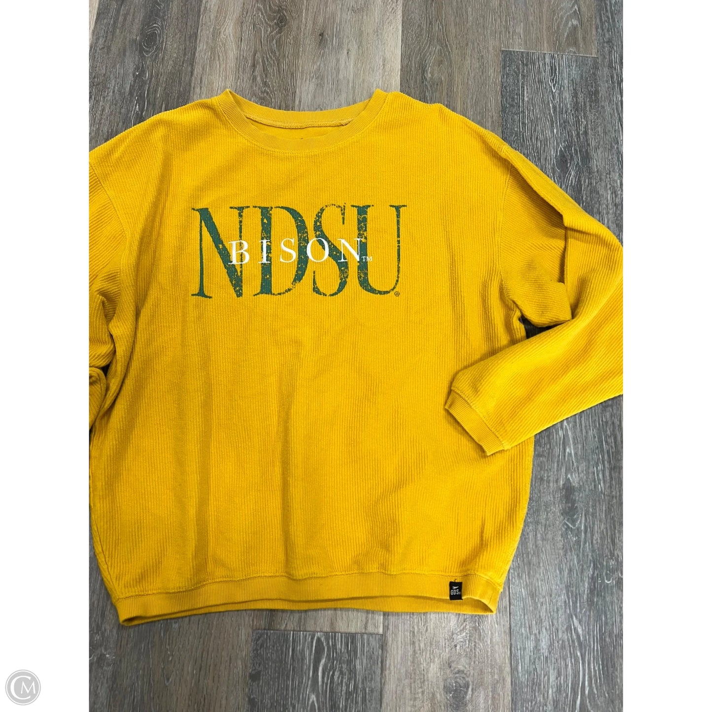 Sweatshirt Crewneck By GAMEDAY Social In Yellow, Size: L