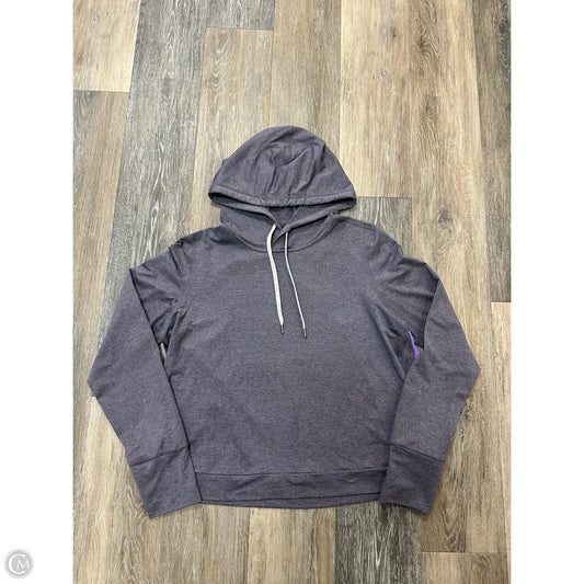 Athletic Sweatshirt Hoodie By Vuori In Purple, Size: M