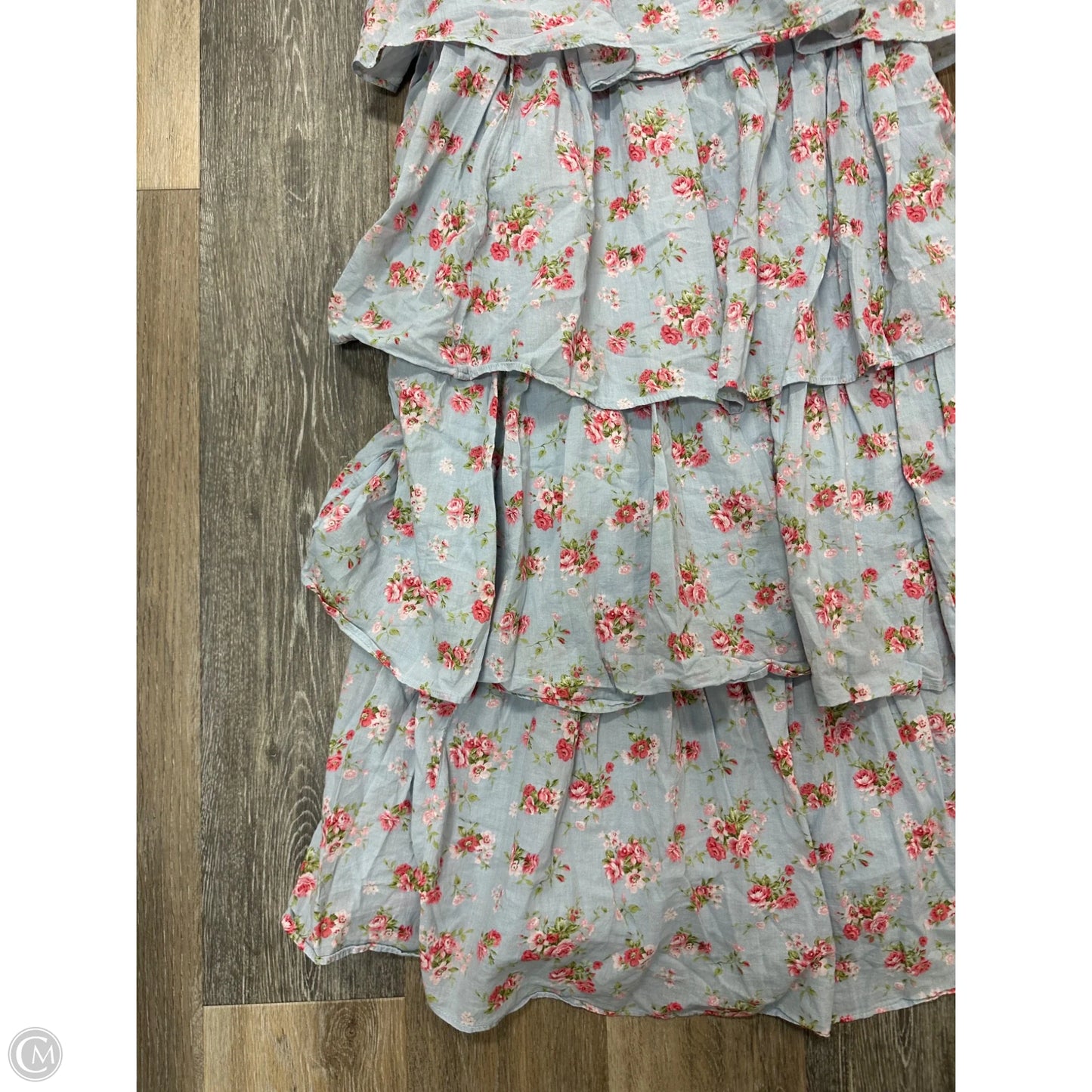 Dress Casual Maxi By Abercrombie And Fitch In Blue, Size: M