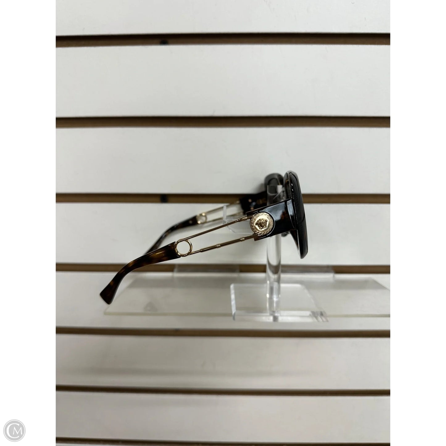 Sunglasses Luxury Designer By Versace, Size: