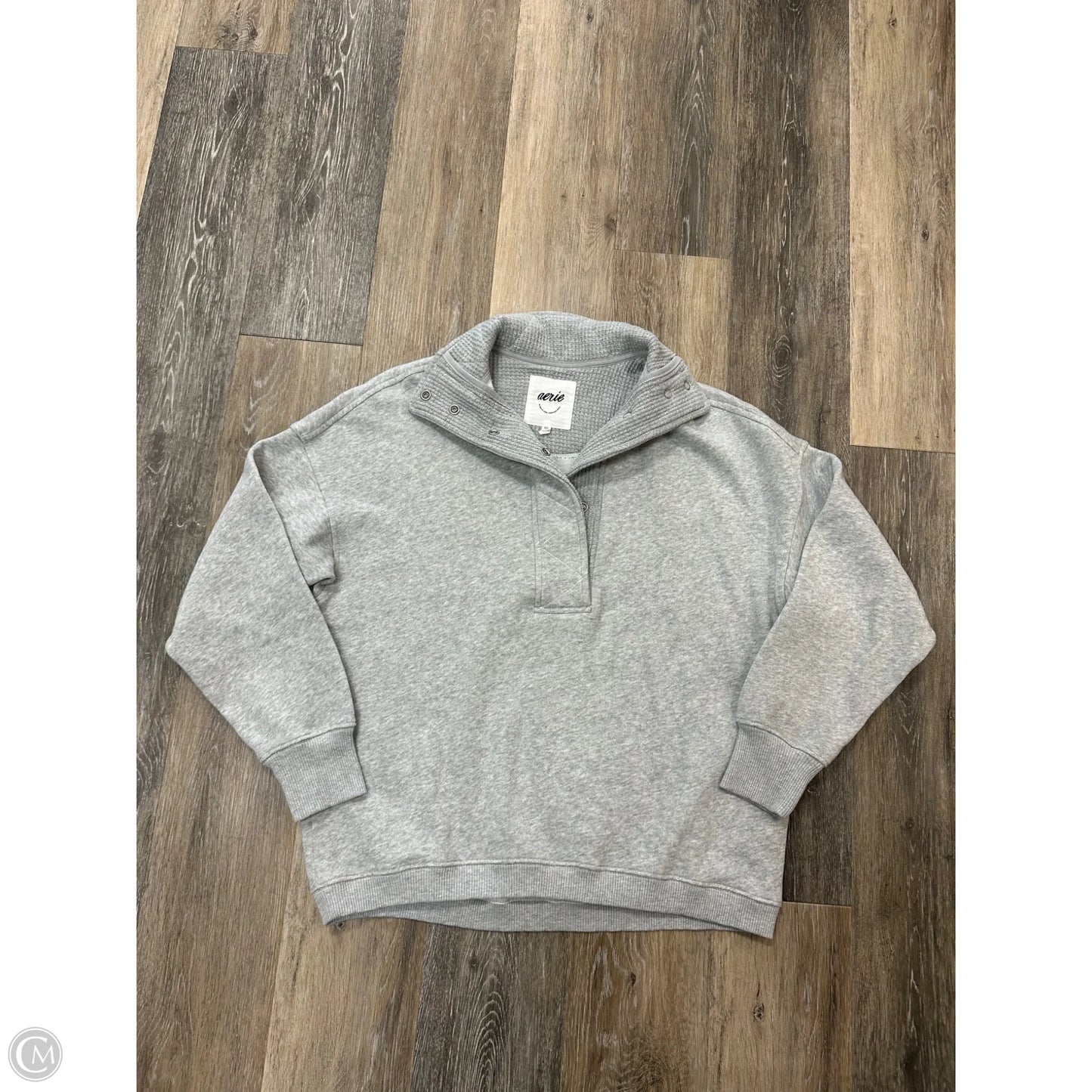 Sweatshirt Collar By Aerie In Grey, Size: Xxs