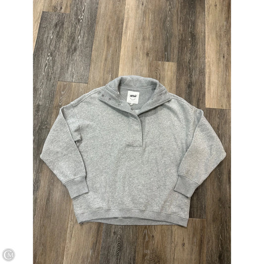 Sweatshirt Collar By Aerie In Grey, Size: Xxs