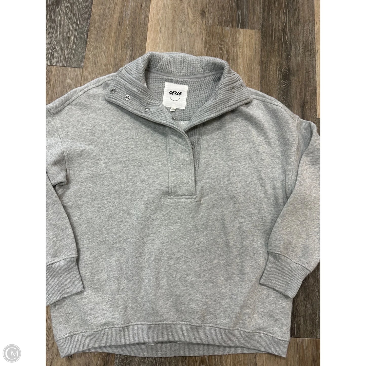 Sweatshirt Collar By Aerie In Grey, Size: Xxs