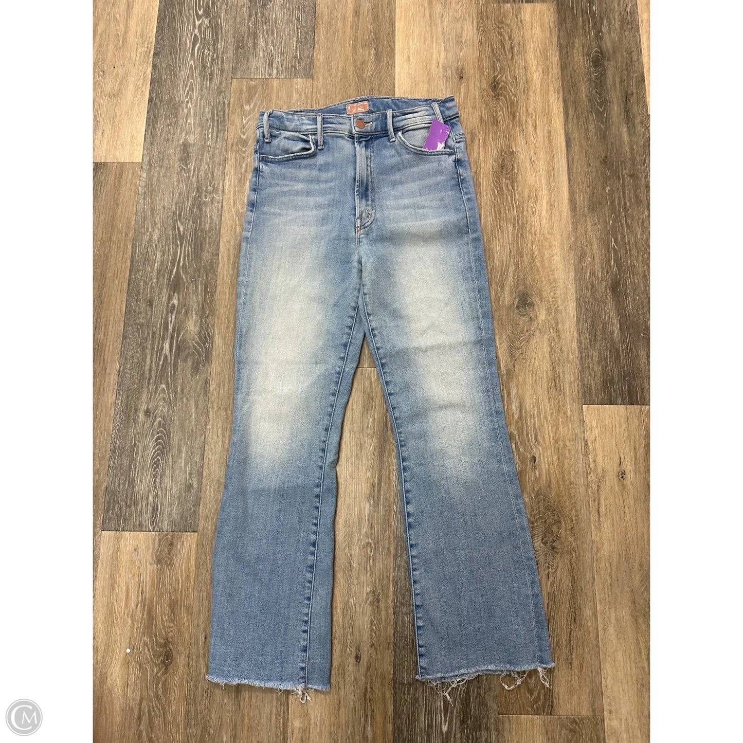 Jeans Boot Cut By Mother In Blue Denim, Size: 8