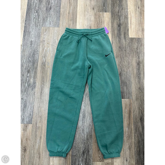 Athletic Pants By Nike Apparel In Green, Size: Xs