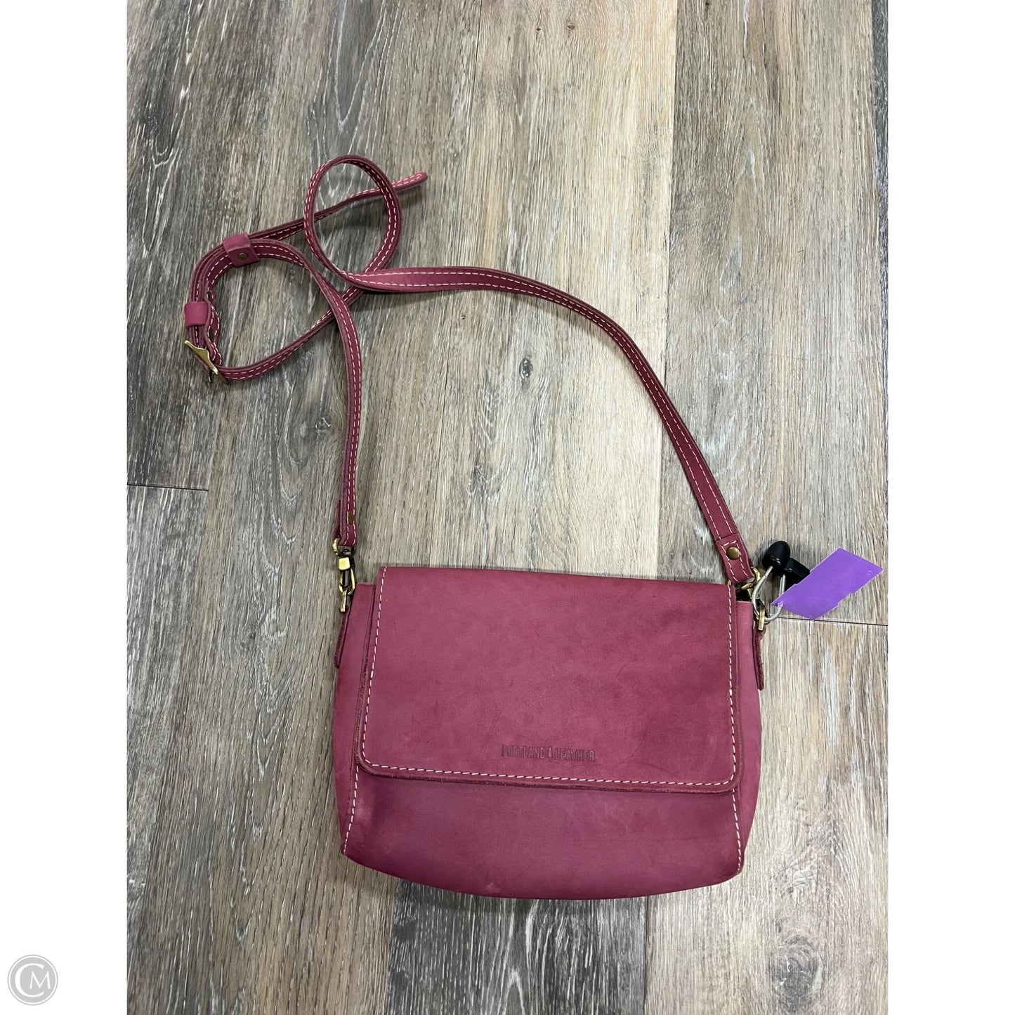Crossbody Leather By Portland Leather, Size: Medium