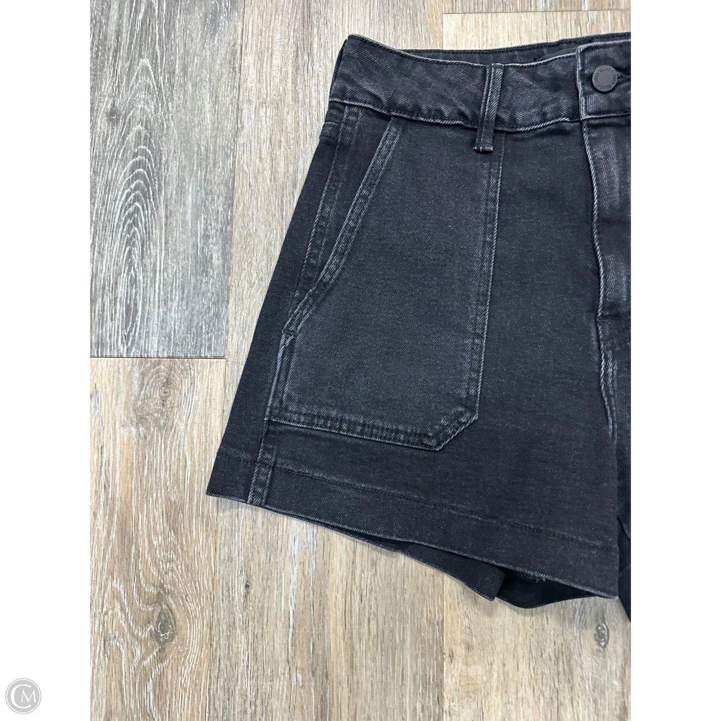 Shorts By Just Black In Black Denim, Size: S